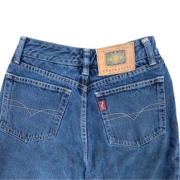 Z Cavaricci Women’s Vintage Feminine Regular Fit Dark Blue Denim Jeans Size 27 - Picture 6 of 8